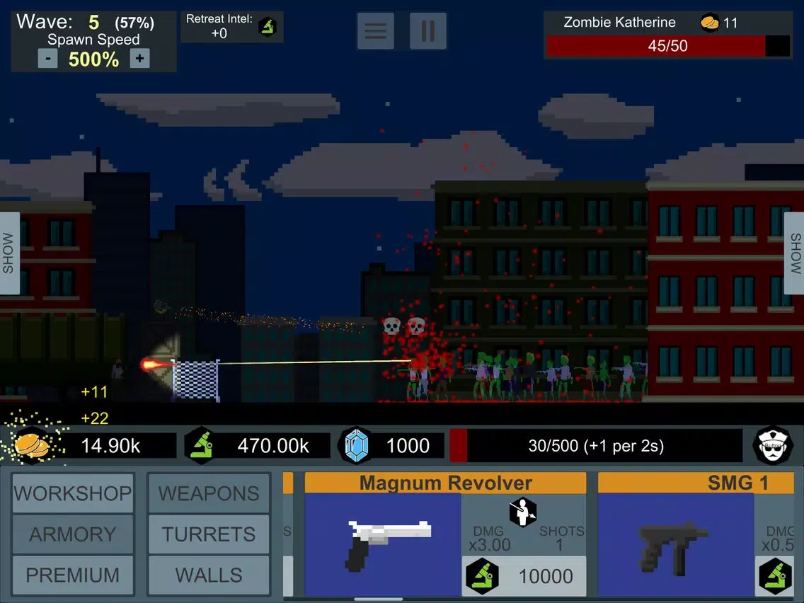 Idle Zombie Defender iPad  Screenshots