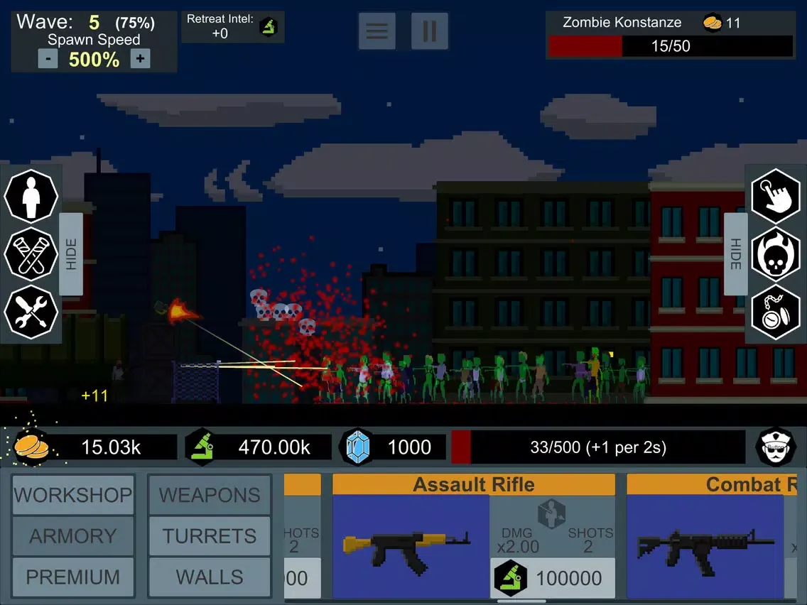 Idle Zombie Defender iPad  Screenshots