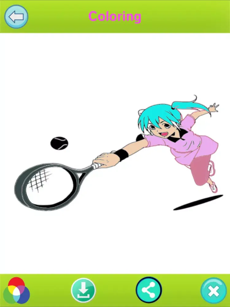 Скриншоты Anime Coloring book New iPad 