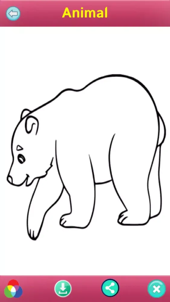 Animals coloring book Ekran Görüntüleri