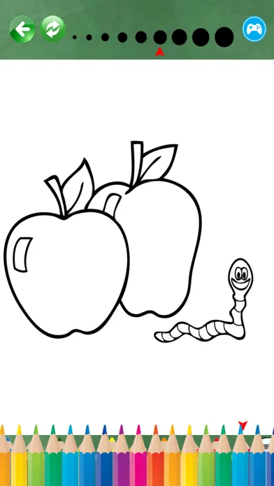 Fruits and Vegetable Coloring book For Children 스크린샷