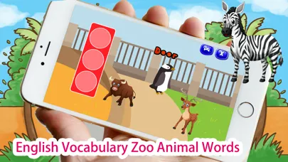 English Vocabulary Zoo Animal Words Screenshots
