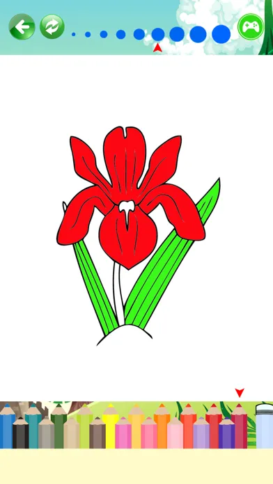 Скриншоты Beautiful Flowers Coloring Pages For Kids