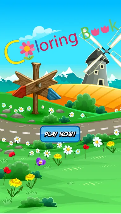 Скриншоты Beautiful Flowers Coloring Pages For Kids