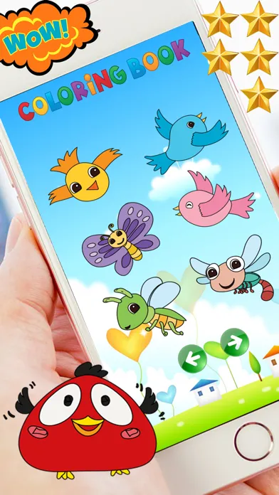 تصاویر Flying bird coloring books For Education
