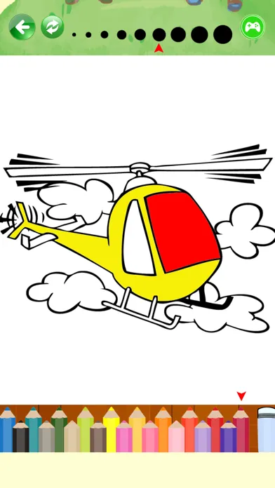 تصاویر Helicopter Coloring Pages For Learn painting