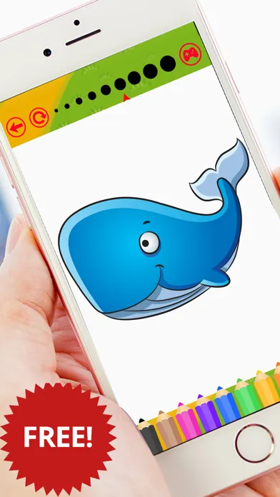 Sea fish coloring pages for Kids স্ক্রিনশট