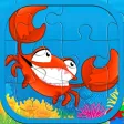 Sea Ocean Animals Jigsaw Puzzle Game For kids