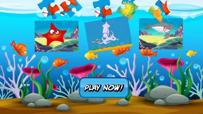 Ảnh chụp màn hình của Sea Ocean Animals Jigsaw Puzzle Game For kids