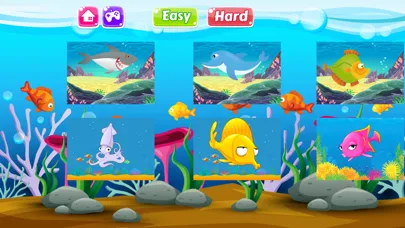 Ảnh chụp màn hình của Sea Ocean Animals Jigsaw Puzzle Game For kids