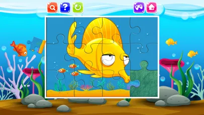 Ảnh chụp màn hình của Sea Ocean Animals Jigsaw Puzzle Game For kids