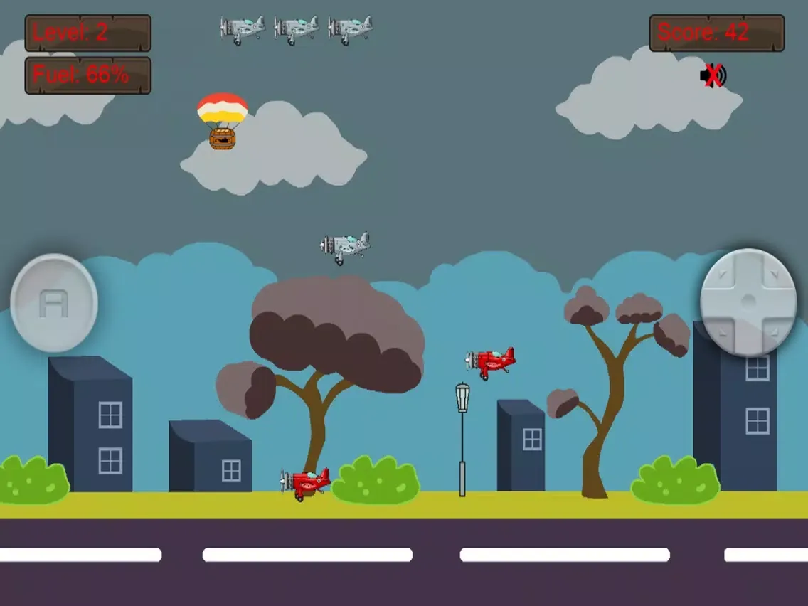 Screenshot di Flight Fight Lite Retro iPad 