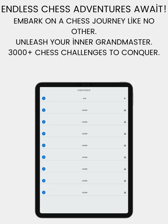 Chess Mate Puzzle iPad  스크린샷