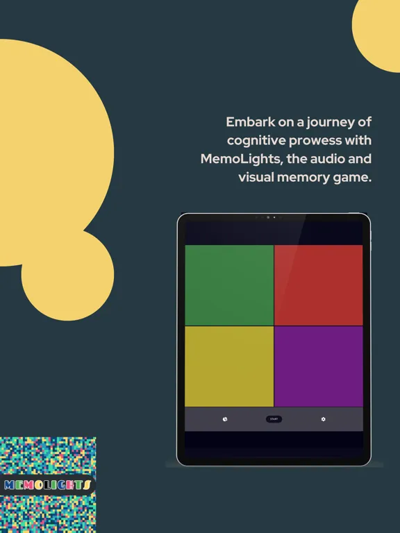 MemoLights - Memory Game iPad  स्क्रीनशॉट
