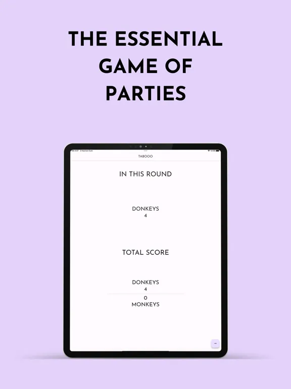 Captures d'écran de Tabooo - Word Game iPad 