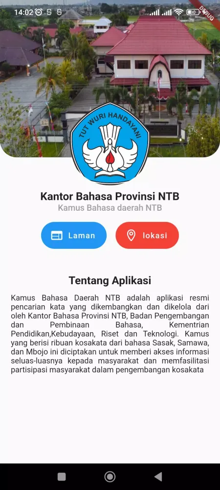 Kamus Bahasa Daerah NTB Screenshots