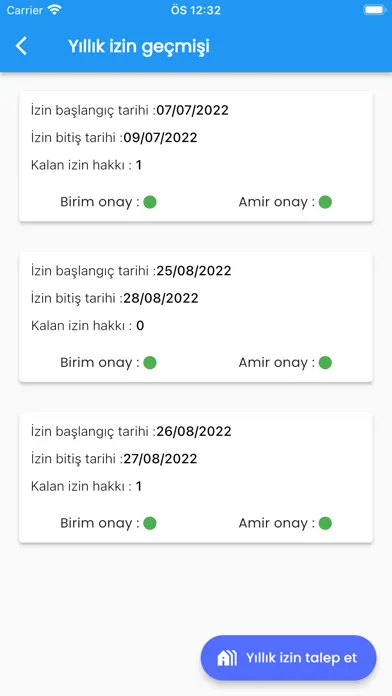 ภาพหน้าจอของ İşçi e-Bordro
