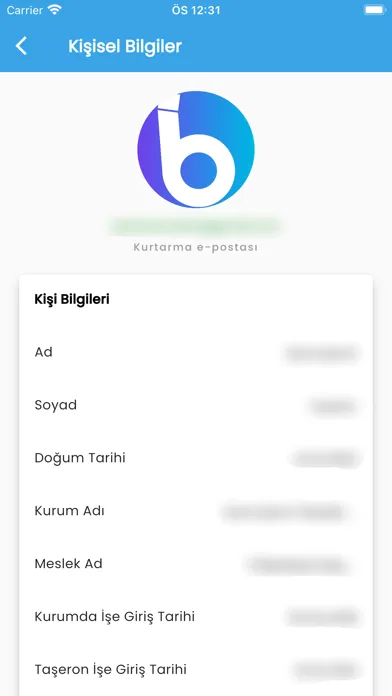 ภาพหน้าจอของ İşçi e-Bordro