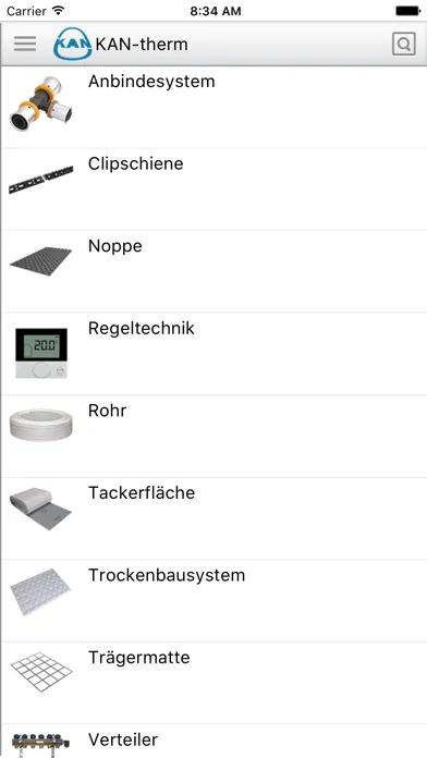 Screenshot di KAN-therm GmbH