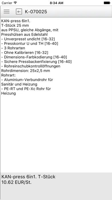 Screenshot di KAN-therm GmbH
