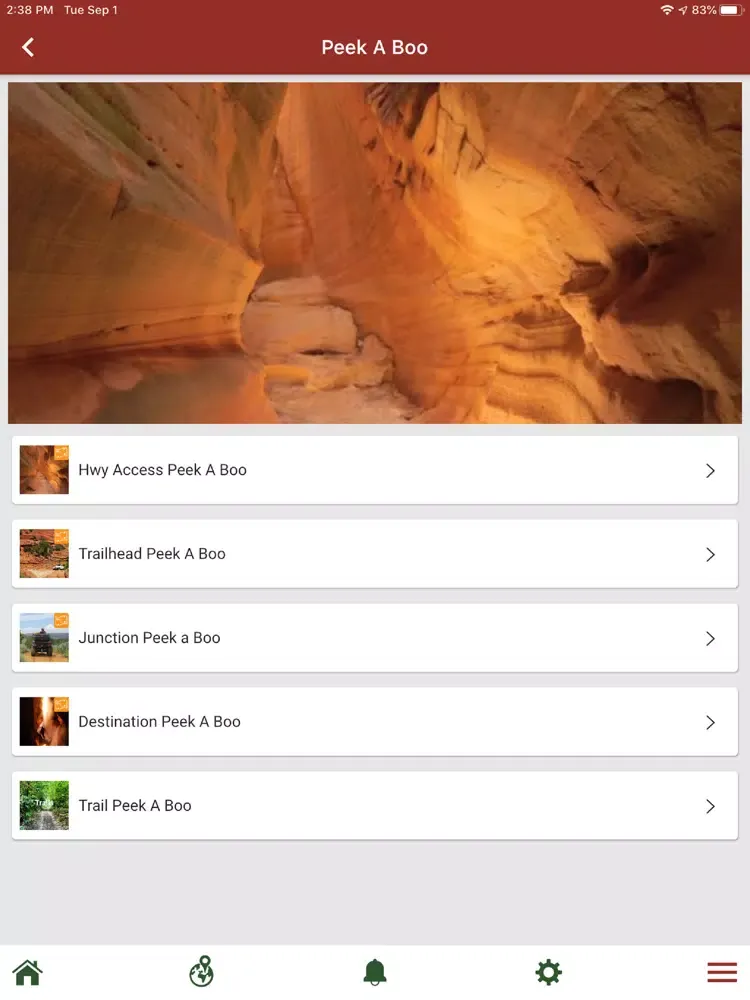Kanab Trails iPad  Screenshots