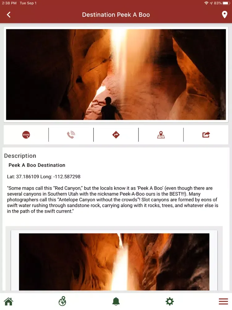 Kanab Trails iPad  Screenshots