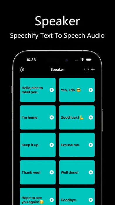 Скриншоты Speaker-Speech Synthesis Voice