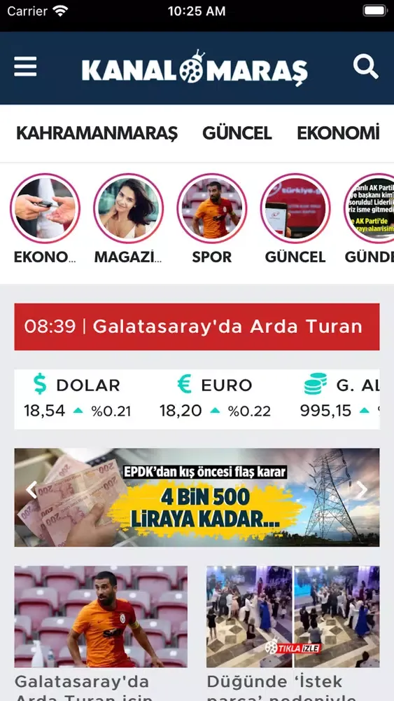 Kanal Maraş TV Haber Ekran Görüntüleri