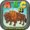 ABC Animals Spanish Alphabets Flashcards: Vocabulary Learning Free For Kids!