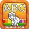 ABC Trace And Phonics Coloring Books : English Learning Free For Kids And Toddlers!