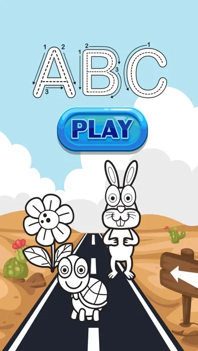 ABC Trace And Phonics Coloring Books : English Learning Free For Kids And Toddlers! स्क्रीनशॉट
