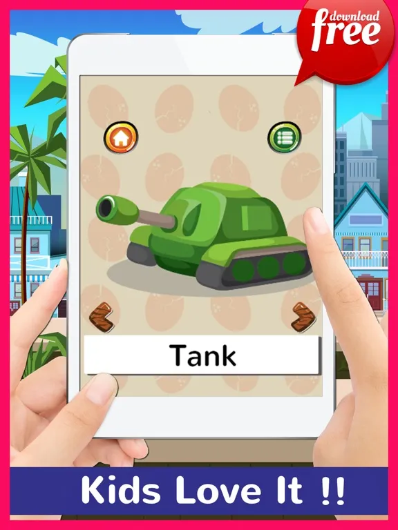 FirstlyBabah ABC Kids First Words Car And Vehicles iPad  Screenshots
