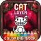 Hand Draw Cat Lover Coloring Book