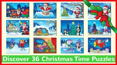 Christmas Time Jigsaw Puzzles Games Free For Kids應用截圖