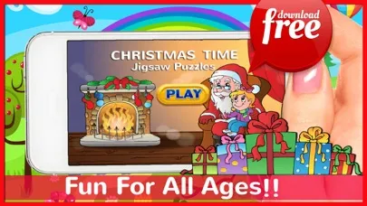 Christmas Time Jigsaw Puzzles Games Free For Kids應用截圖