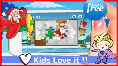 Christmas Time Jigsaw Puzzles Games Free For Kids應用截圖