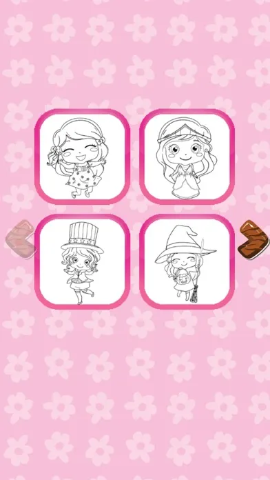 Capturas de tela do Girl Coloring Book Free For Toddler And Kids!