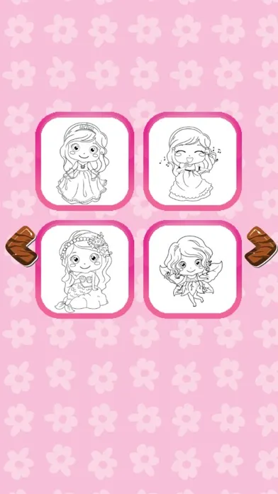 Capturas de tela do Girl Coloring Book Free For Toddler And Kids!