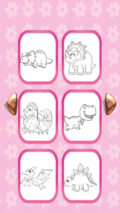Tangkapan layar Dino Coloring Book : Free For Toddler And Kids!