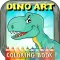 DinoArt Dinosaurs Coloring Book For Kids & Toddler