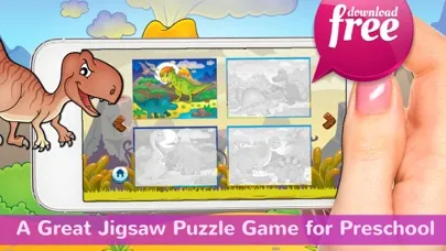 تصاویر Dinosaurs Jigsaw Puzzles Free For Kids & Toddlers!