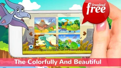 تصاویر Dinosaurs Jigsaw Puzzles Free For Kids & Toddlers!