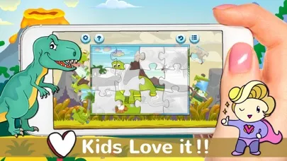 تصاویر Dinosaurs Jigsaw Puzzles Free For Kids & Toddlers!