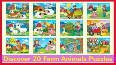 Скриншоты Farm Animals Jigsaw Puzzles Free For Babies & Kids