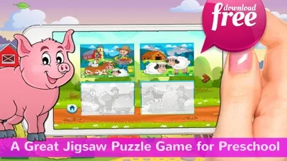 Скриншоты Farm Animals Jigsaw Puzzles Free For Babies & Kids