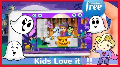 Zrzuty ekranu Halloween Jigsaw Puzzles Games For Kids & Toddlers