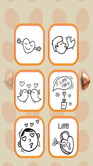 Ảnh chụp màn hình của Valentine Coloring Book : Cute & Lovely! Free For Kids And Toddlers