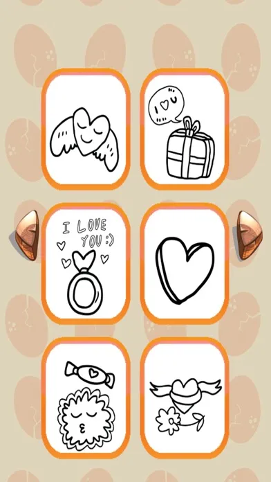 Ảnh chụp màn hình của Valentine Coloring Book : Cute & Lovely! Free For Kids And Toddlers