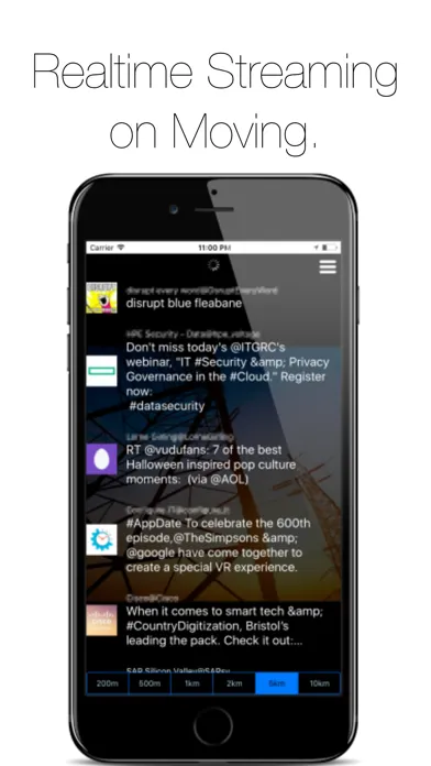 NearbyTweets سکرین شاٹس