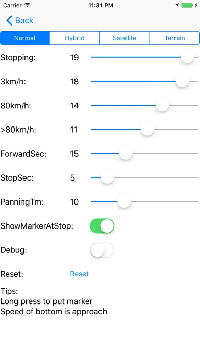 Zoom In/Out/Shift Map by Speed-SpeedZoomap Screenshots